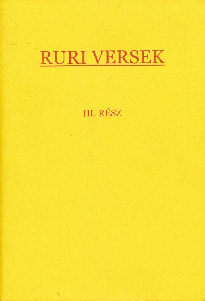 Ruri versek III. rész