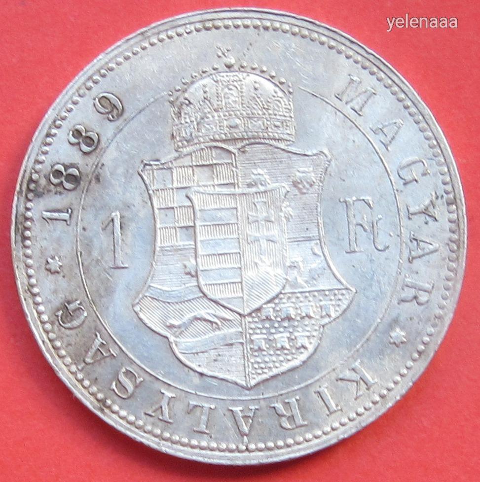 Ezüst 1 forint 1889 K.B.