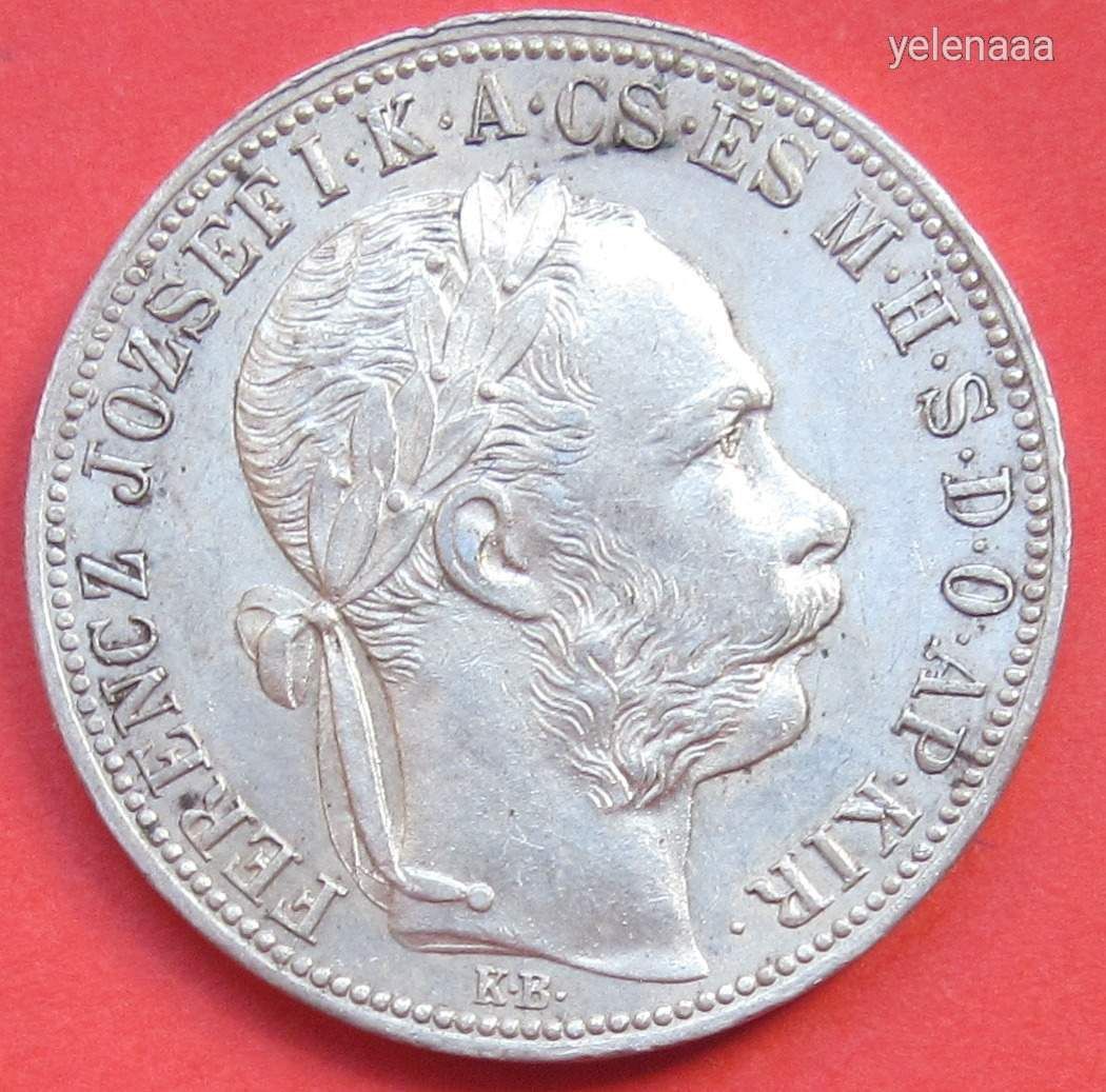Ezüst 1 forint 1889 K.B.