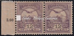 1900 Turul 12f belyegpar