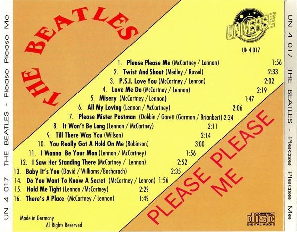 Beatles - Please Please Me CD