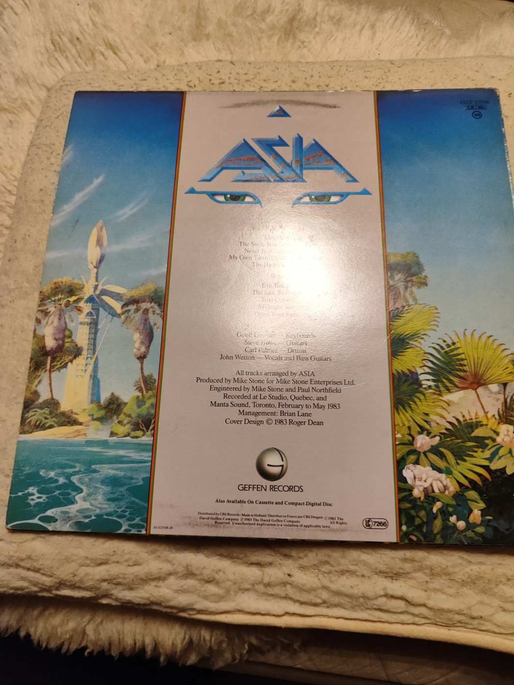 ASIA - ALPHA  LP bakelit lemez