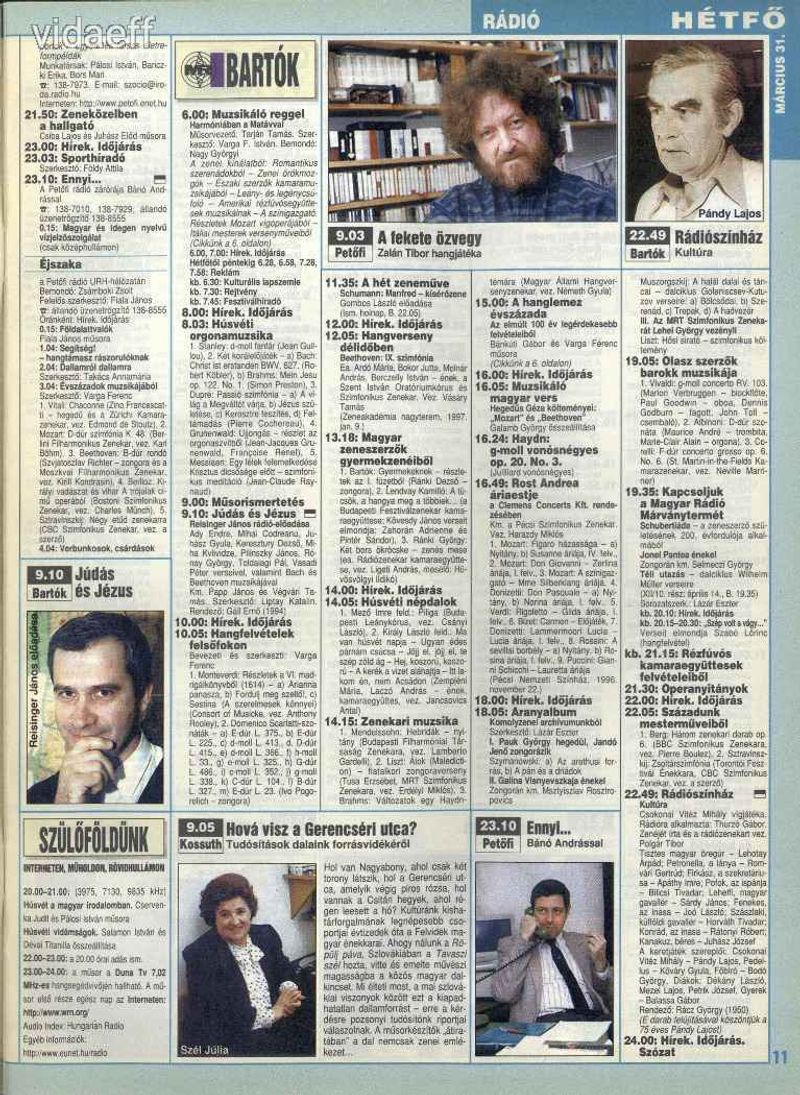 1997. 14. RTV újság  - Julia Ormond