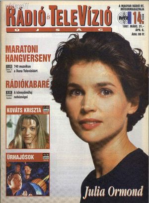 1997. 14. RTV újság  - Julia Ormond