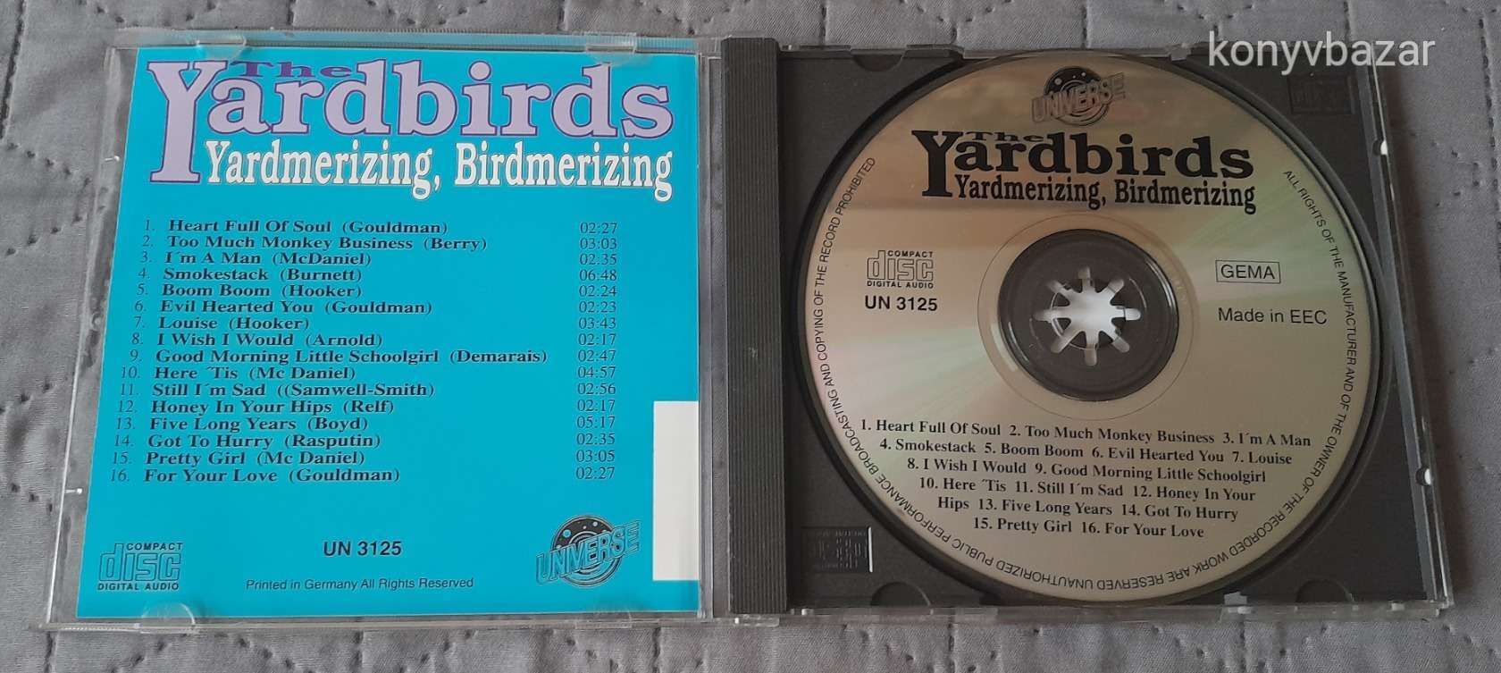 THE YARDBIRDS/YARDMERIZING,BIRDMERIZING CD