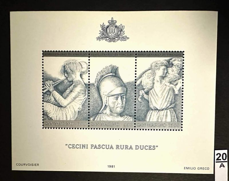 SAN MARINO 1981 POSTATISZTA BLOKK**
