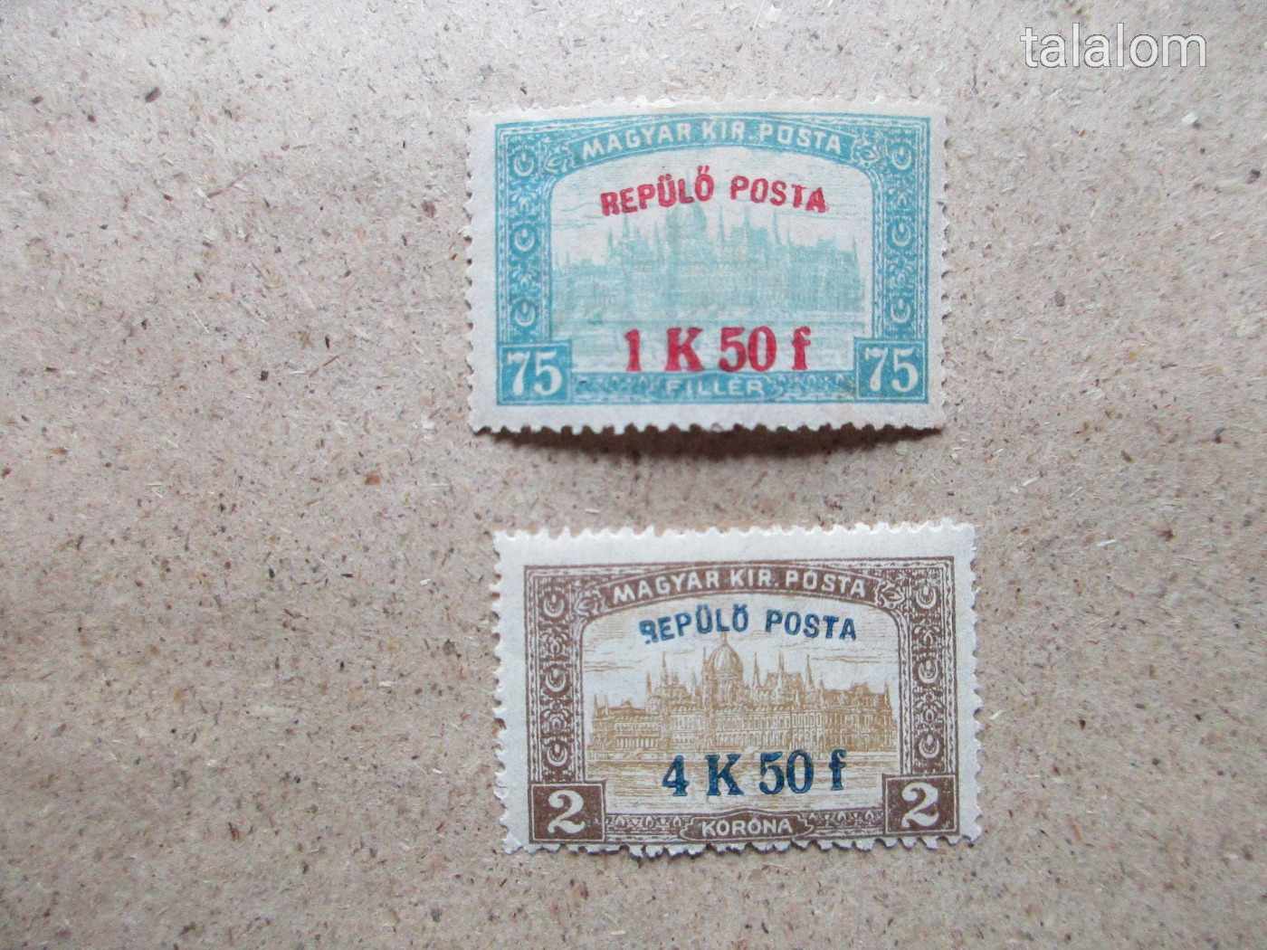 1918. Repülő posta* falcos