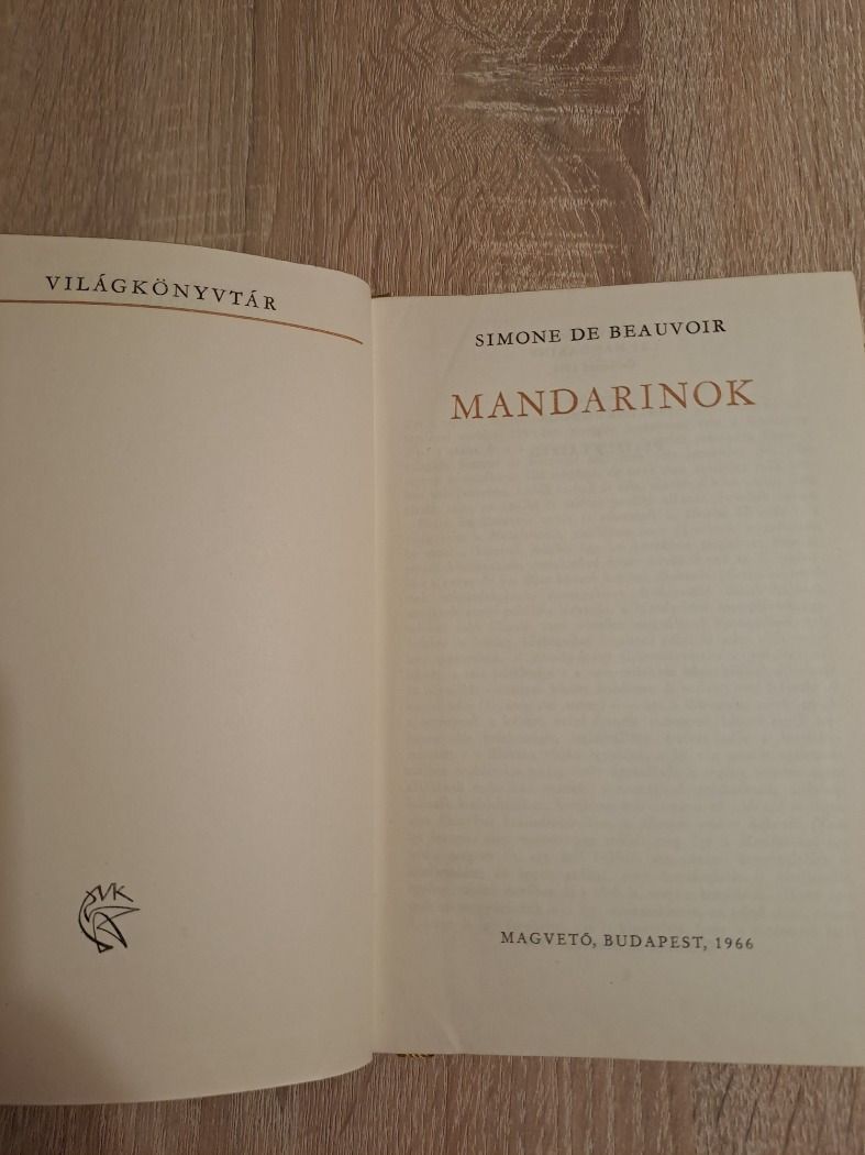Simone de Beauvoir: Mandarinok (1966)