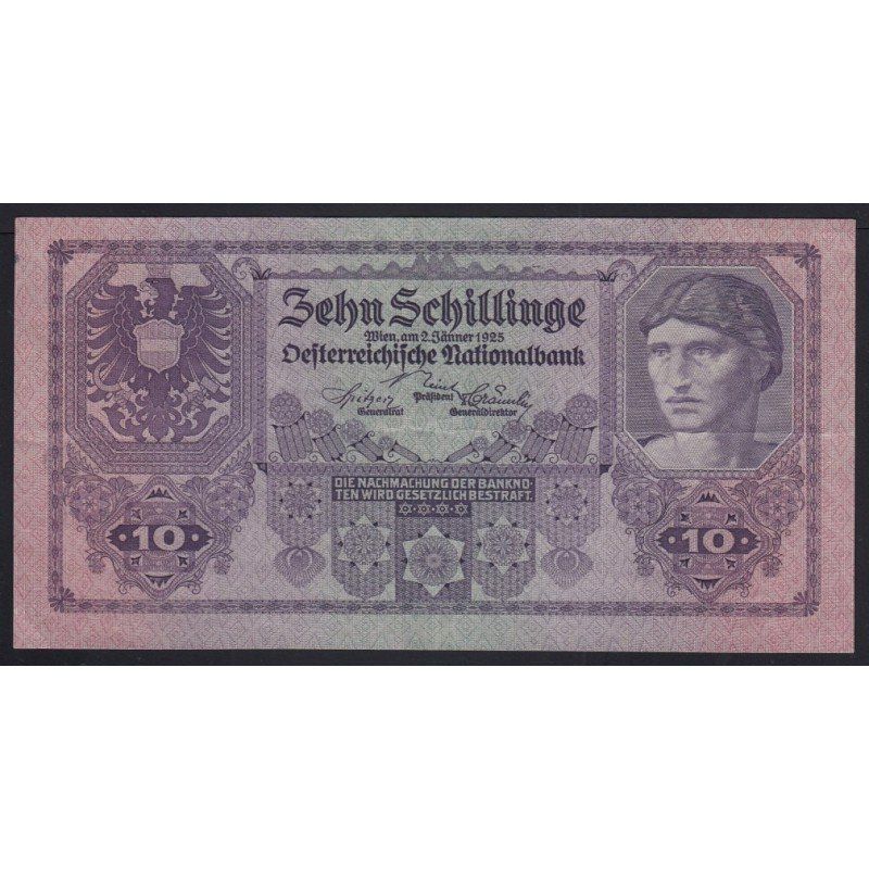 Ausztria, 10 schilling 1925 EF