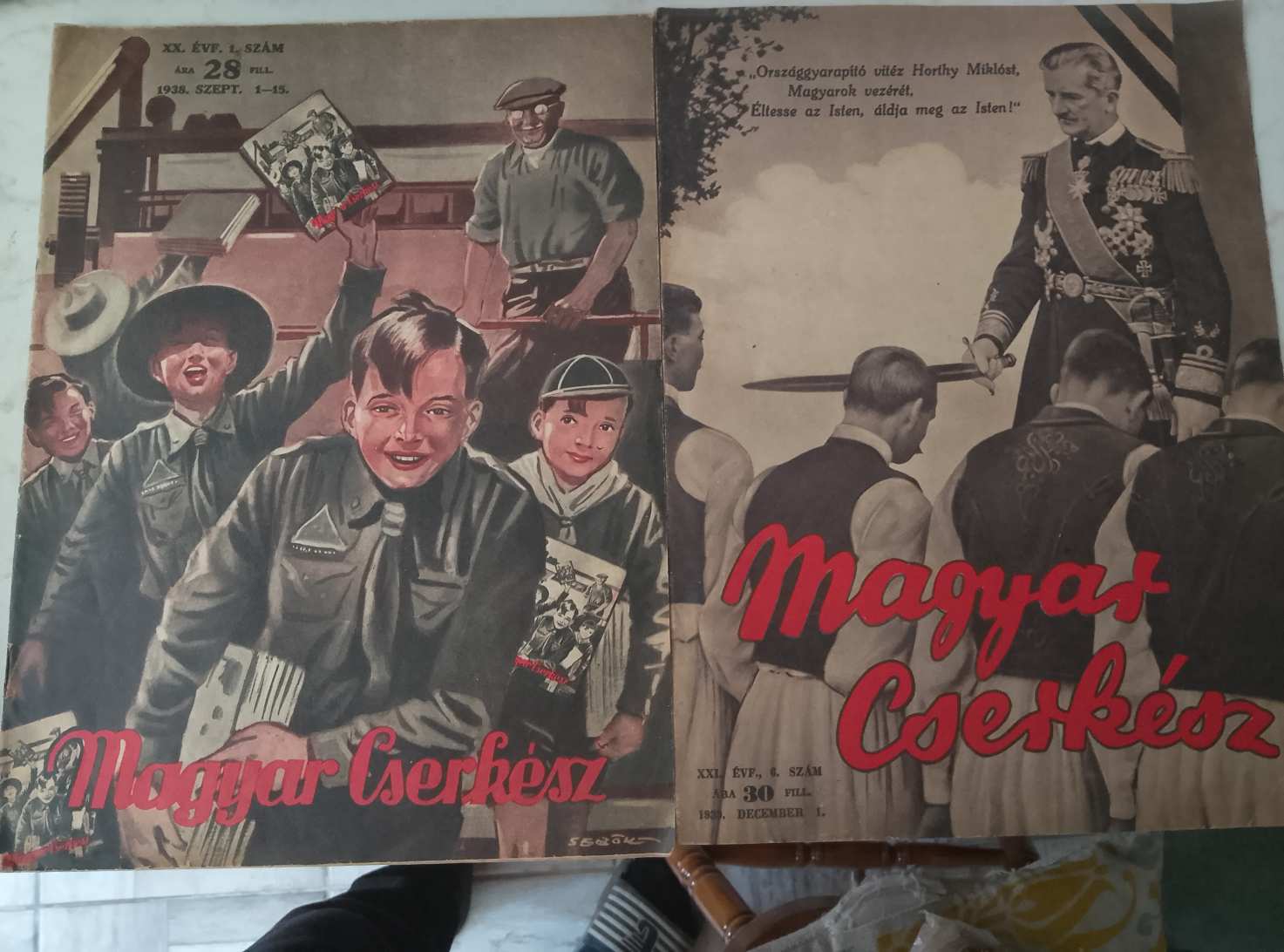 Magyar Cserkész 2db