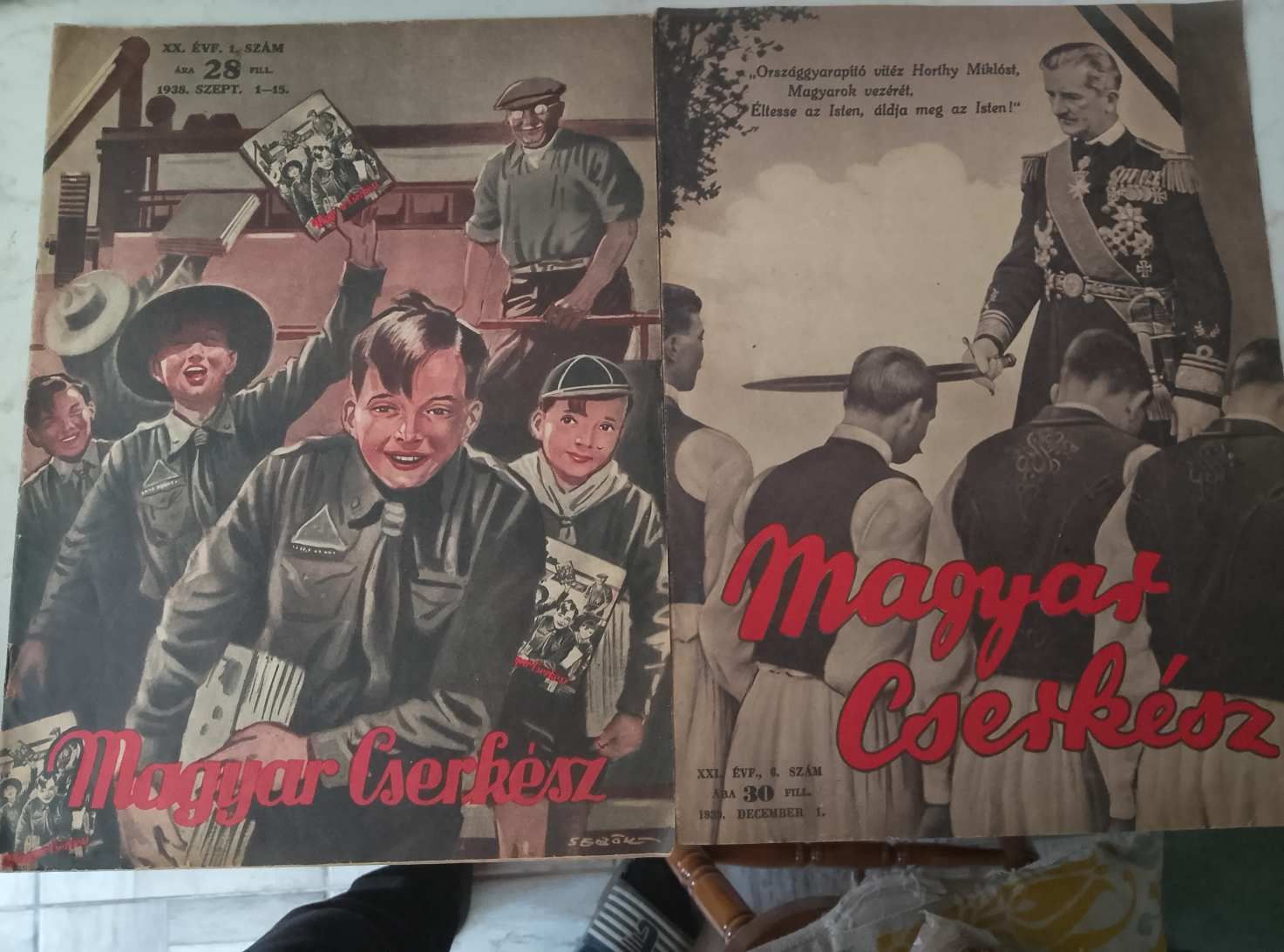 Magyar Cserkész 2db