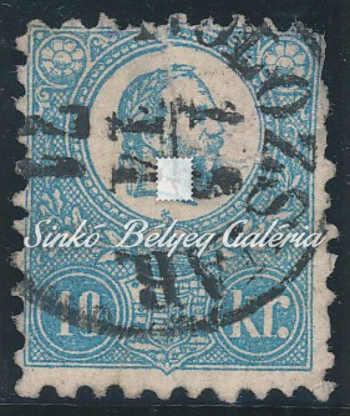 1871. Kőnyomat 10kr, KOLOZSVÁR