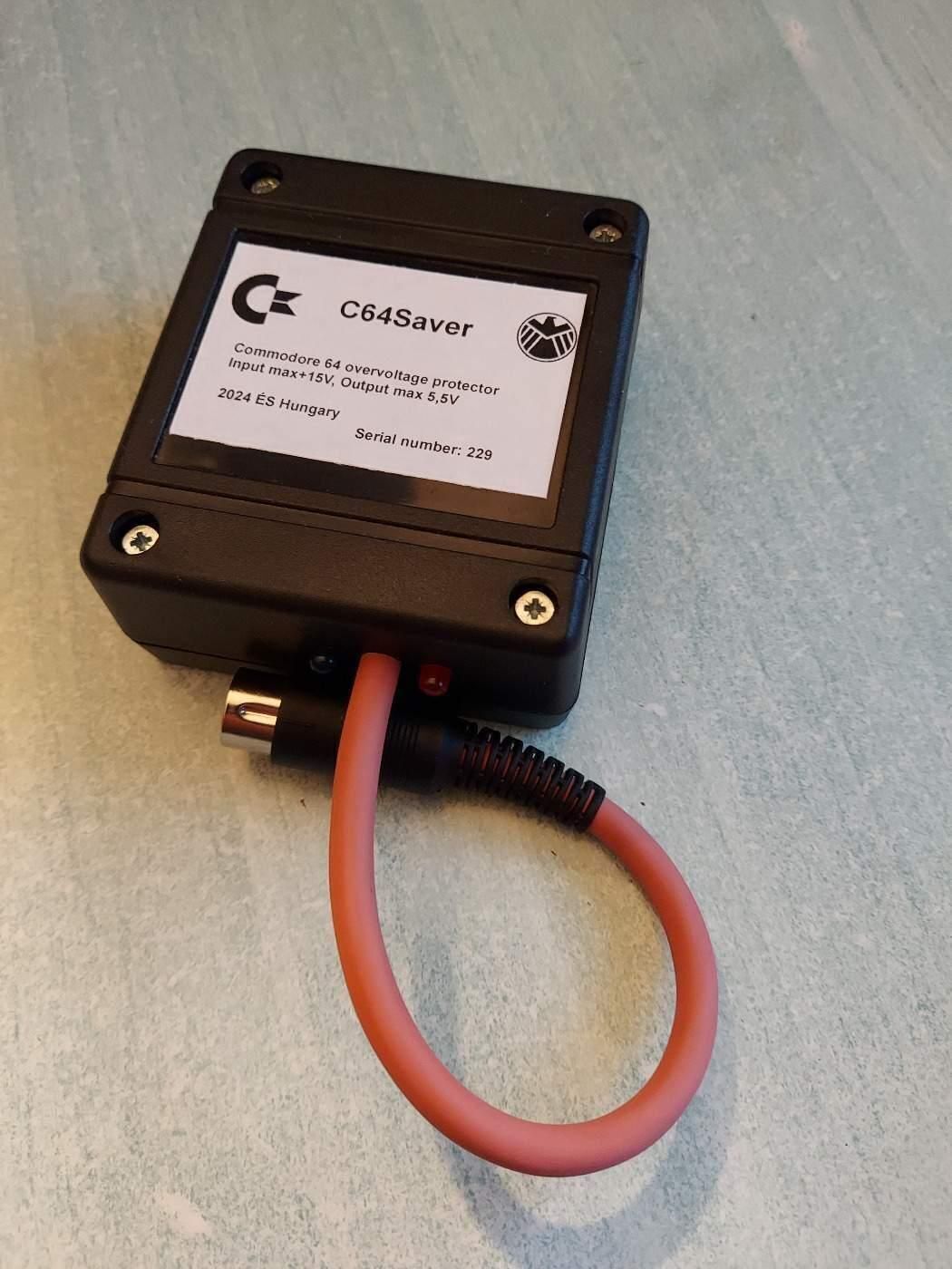 Commodore 64 Saver - táp védő áramkör