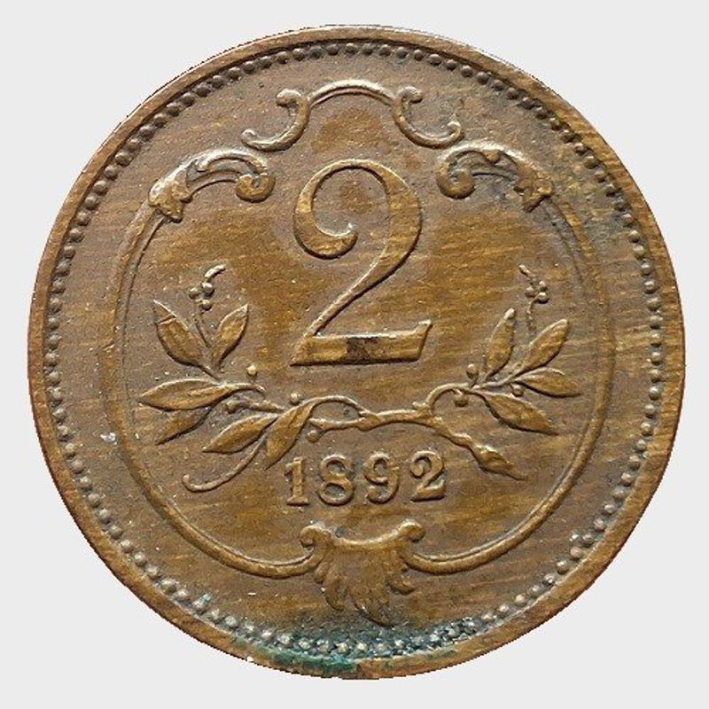 2 Heller 1892. RRR!