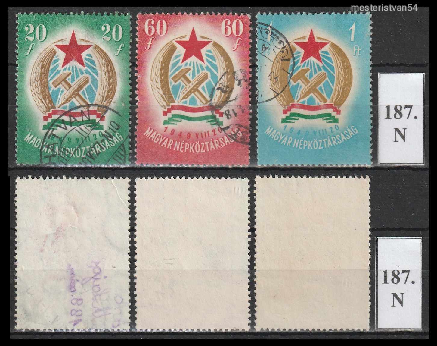 1949. Alkotmány (I.) N-187