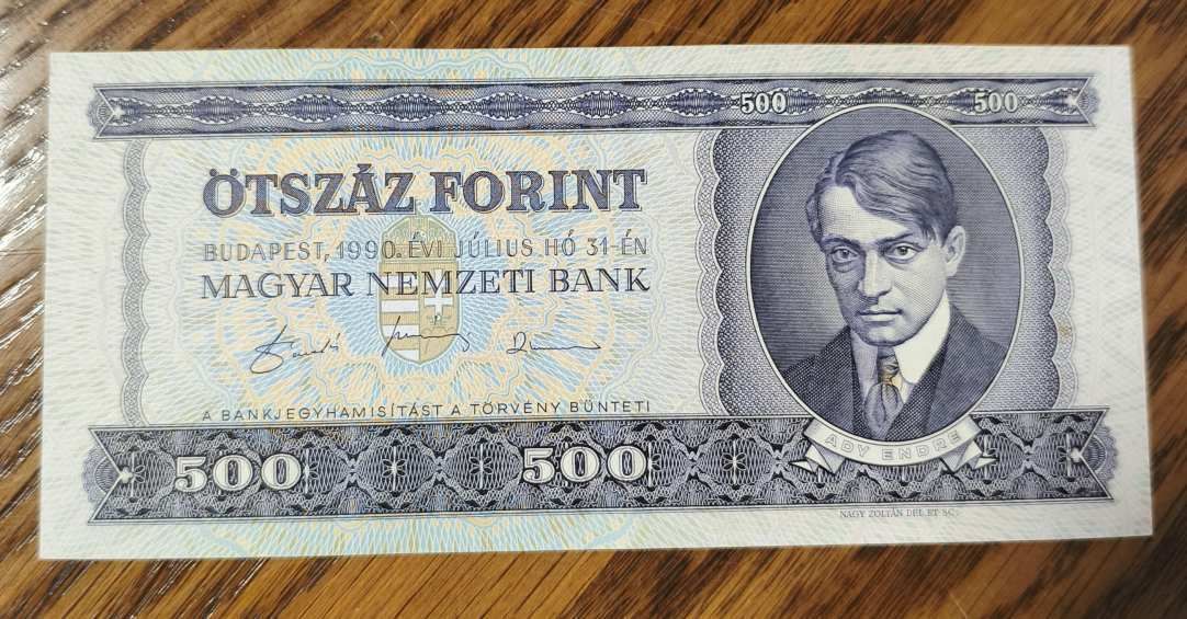 500 Forint 1990   VF