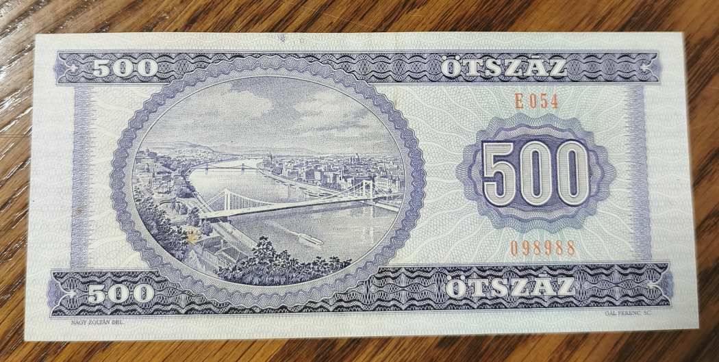 500 Forint 1990   VF