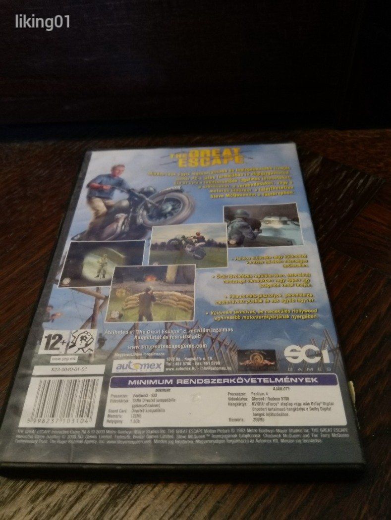 The Great Escape PC CD