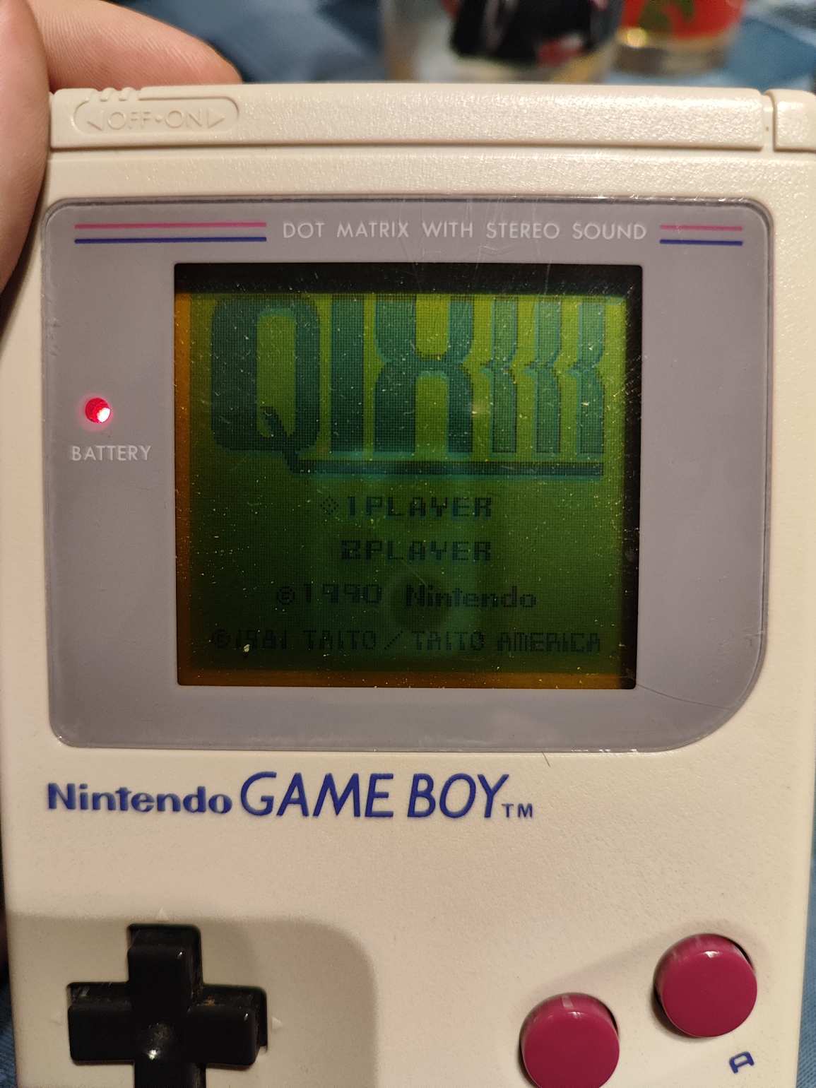 Nintendo gameboy játék Qix