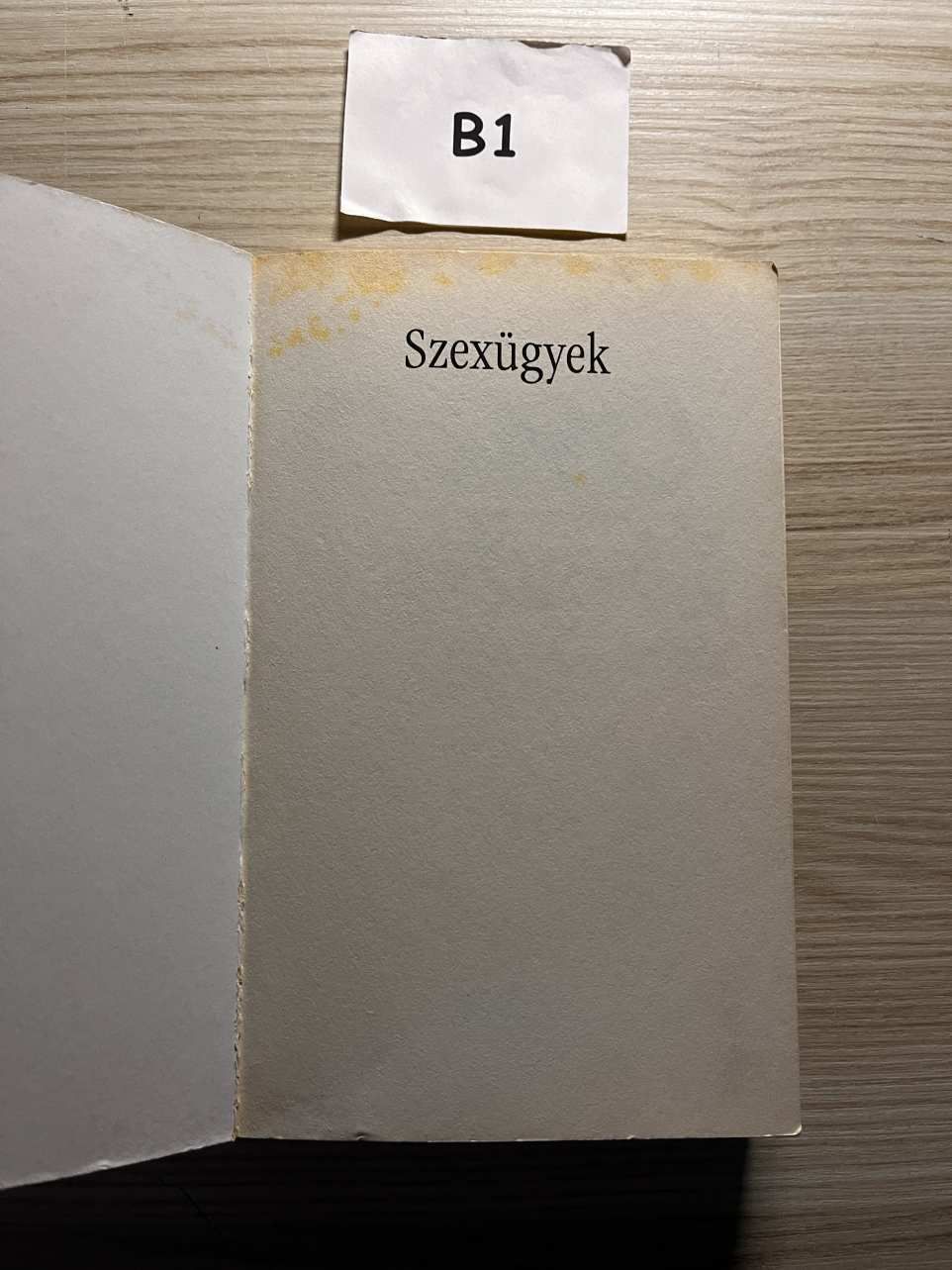 B1 OSHO - Szexügyek