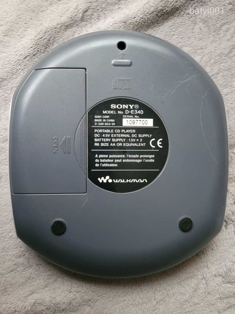SONY D-E340 discman jól működő retro