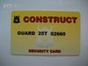 Construct guard security card