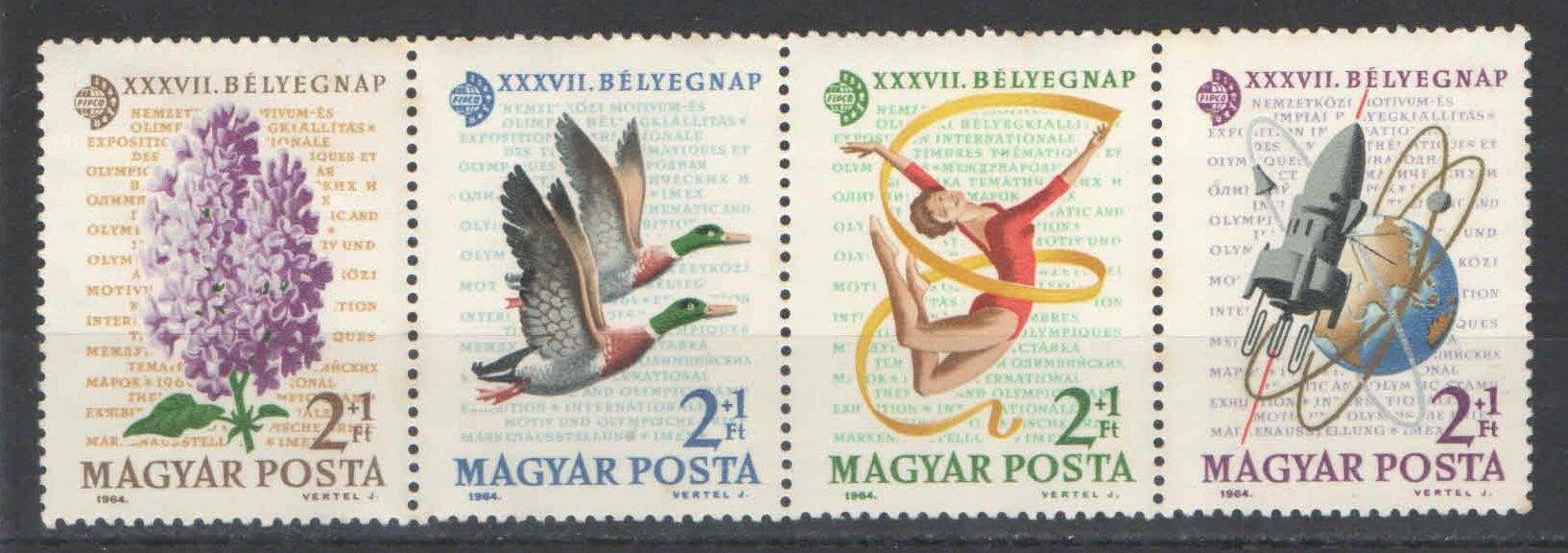 1964. Magyarország - Bélyegnap, összefüggő sor**