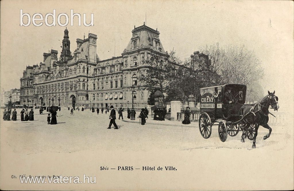Párizs, utcarészlet.