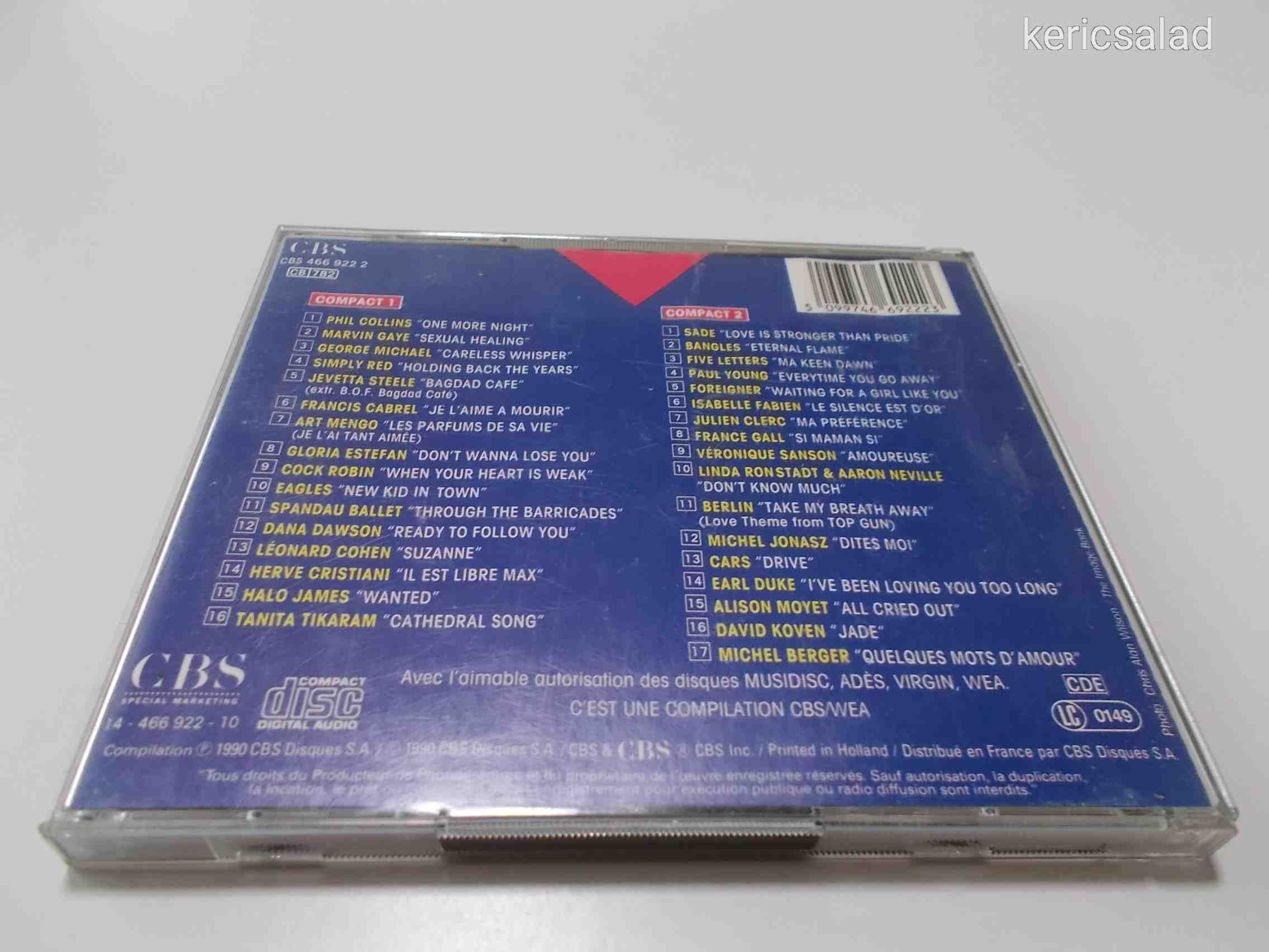 Boulevard des Slows DUPLA cd 1990