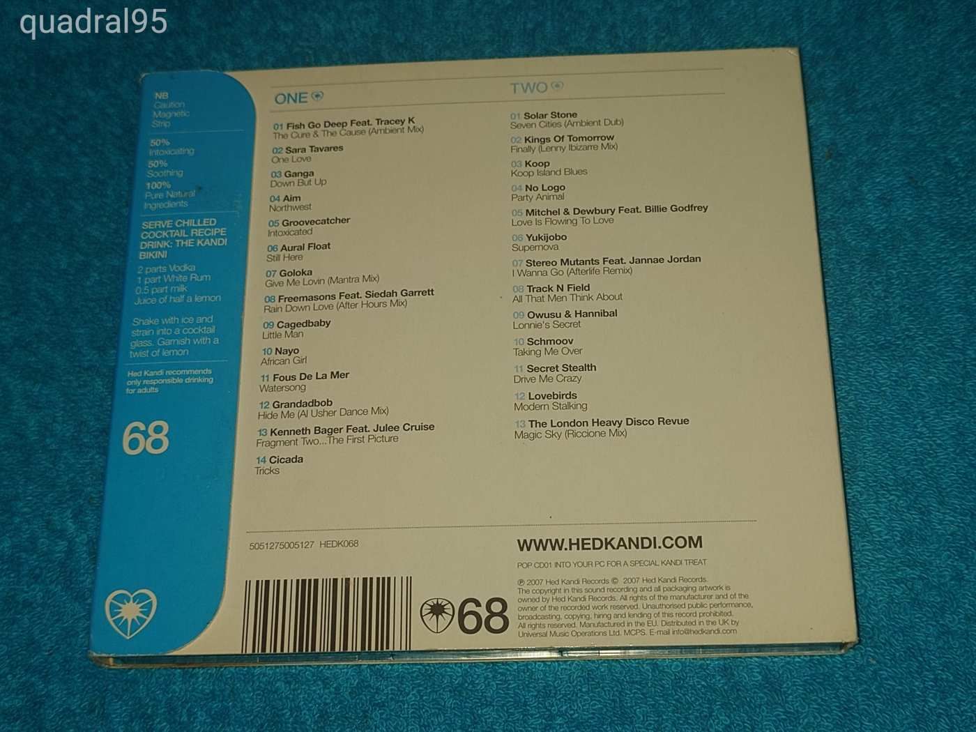 Serve Chilled 2007 DUPLA CD