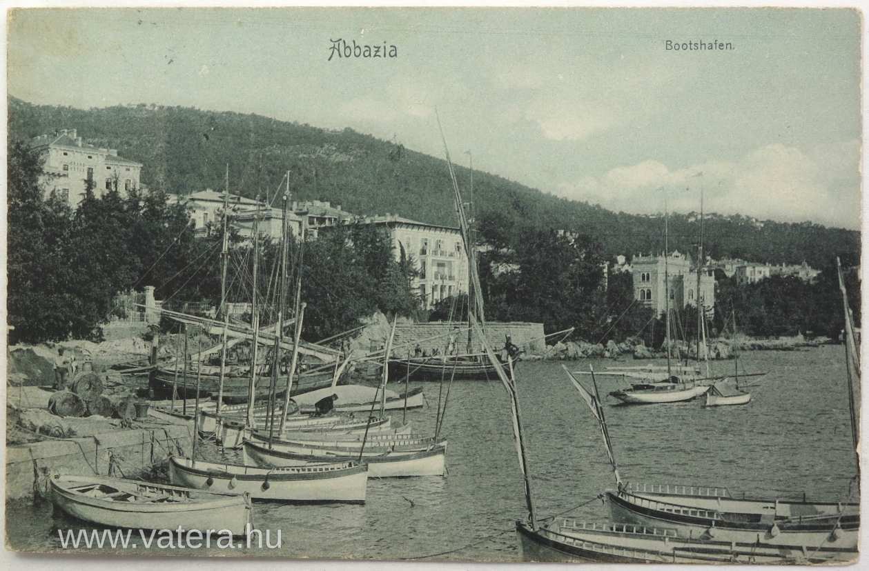 Abbazia, kikötő.