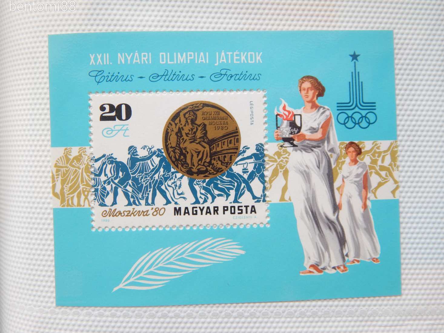 1980. Olimpiai érmesek (IV.) Moszkva - blokk **