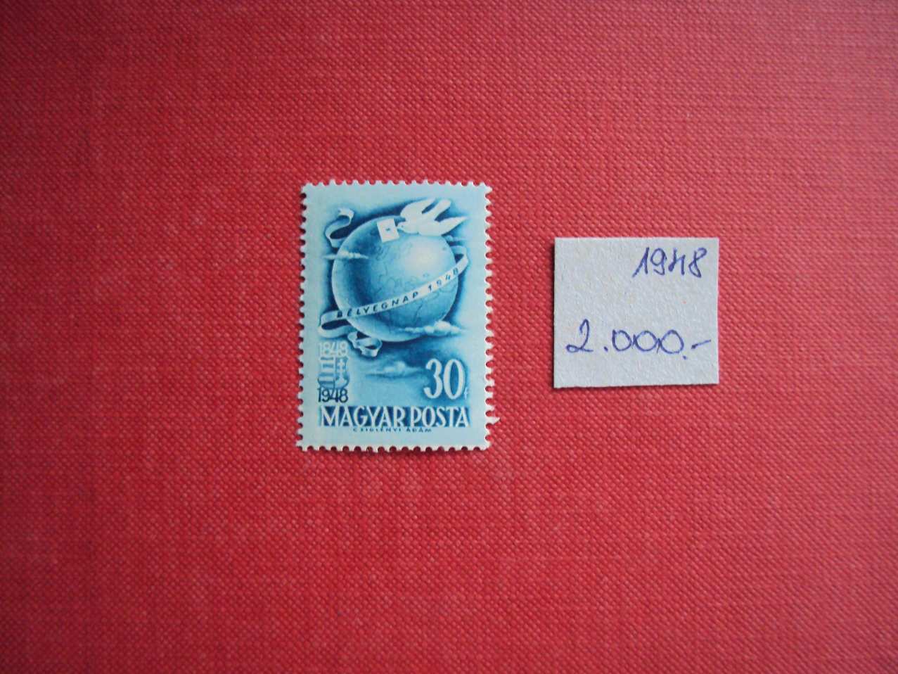 1948 Bélyegnap bélyeg postatisztán eladó
