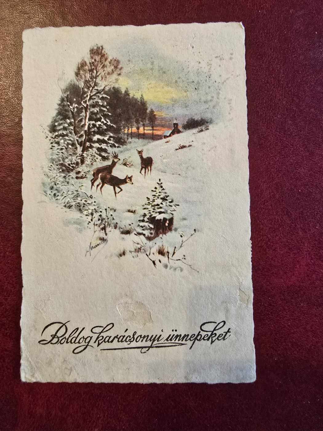 Karácsonyi képeslap