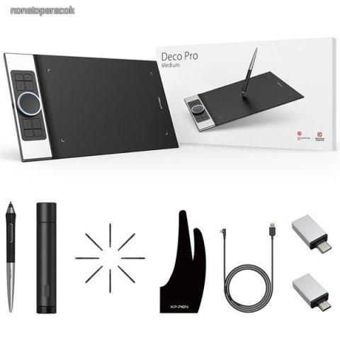 XP-PEN Deco Pro M Black 301442 Digitalizáló