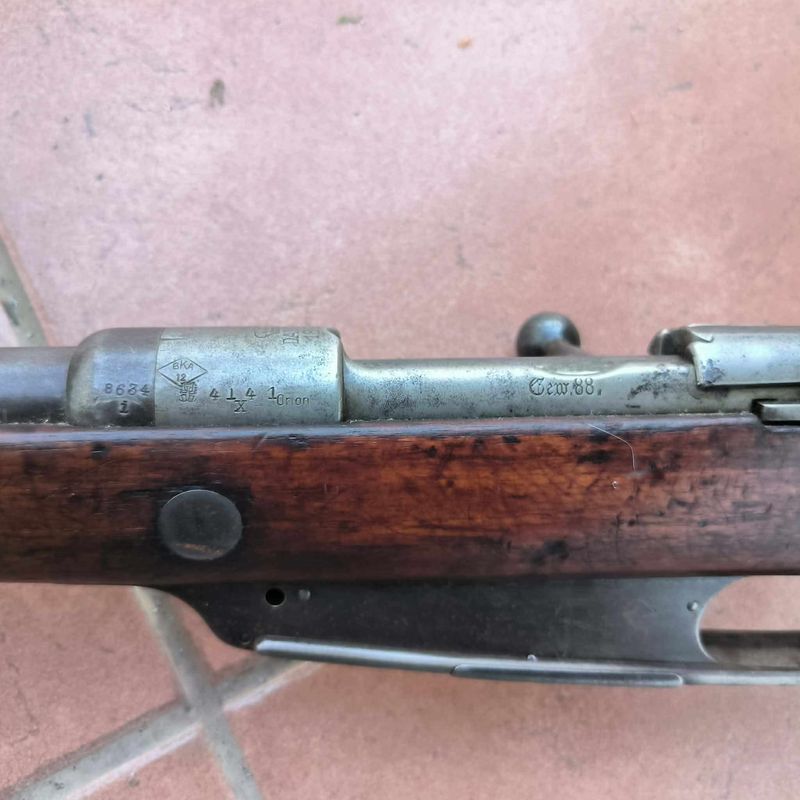 Mauser GEW88 puska hatástalanítva