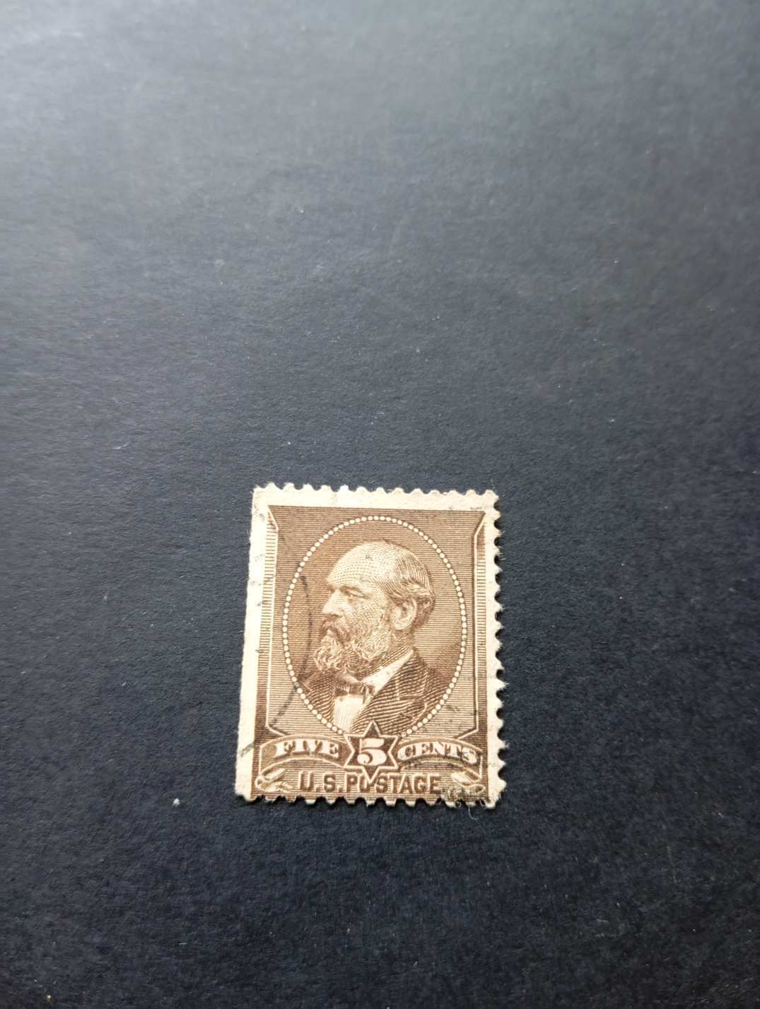 USA 1882 5 C pecsételt kat. ár. 7 €
