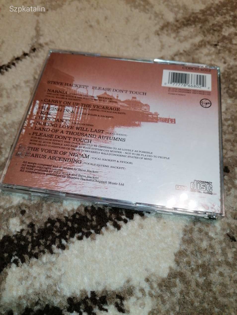 CD - Steve Hacket - Please don't touch