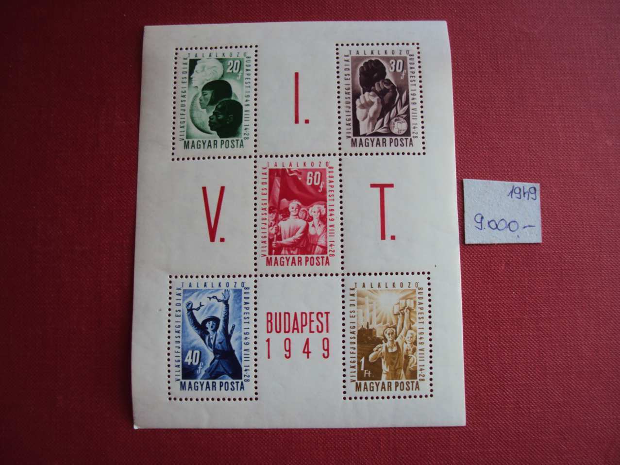1949 VIT-blokk postatiszta Harmadárban eladó BAL-28