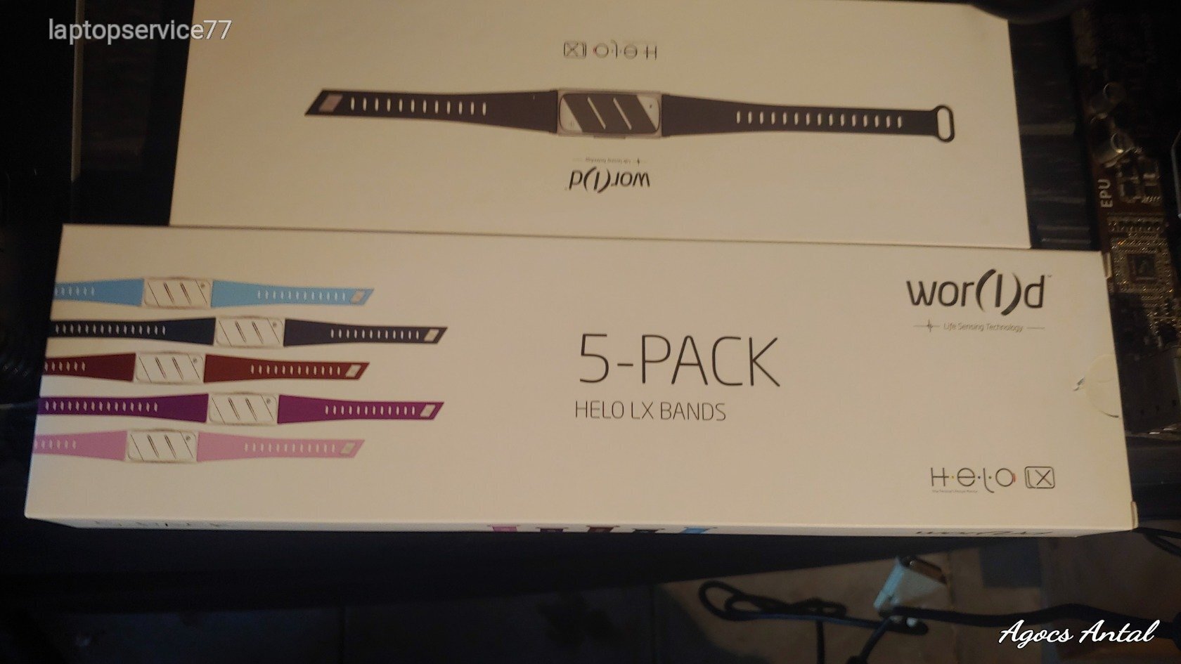 Helo LX (x) world okosóra szett (5db szijjal új) Helo LX Personal