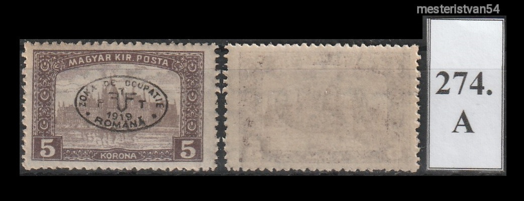 1919.Debrecen -Román megszállás (II.) November 21. A-274