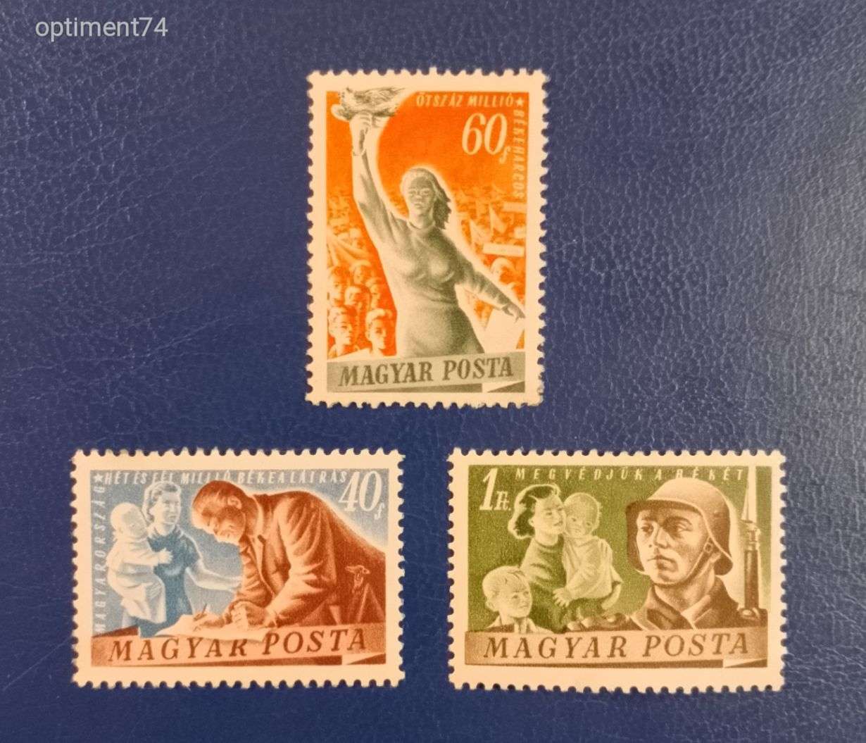 1950. Béke * teljes sor  - Postatiszta, használt, szép bélyegek