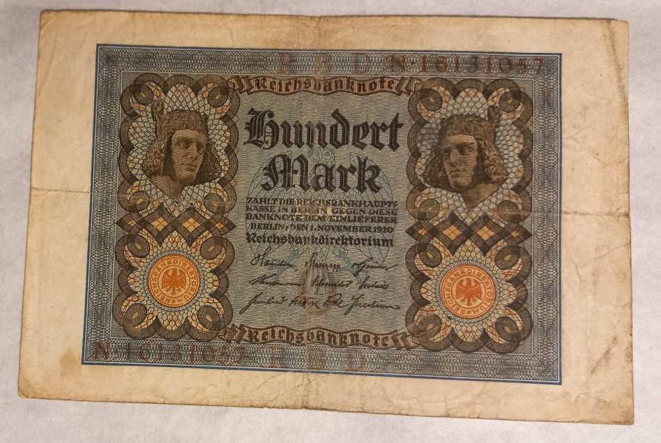 100 márka BERLIN 1920. 11. 1.