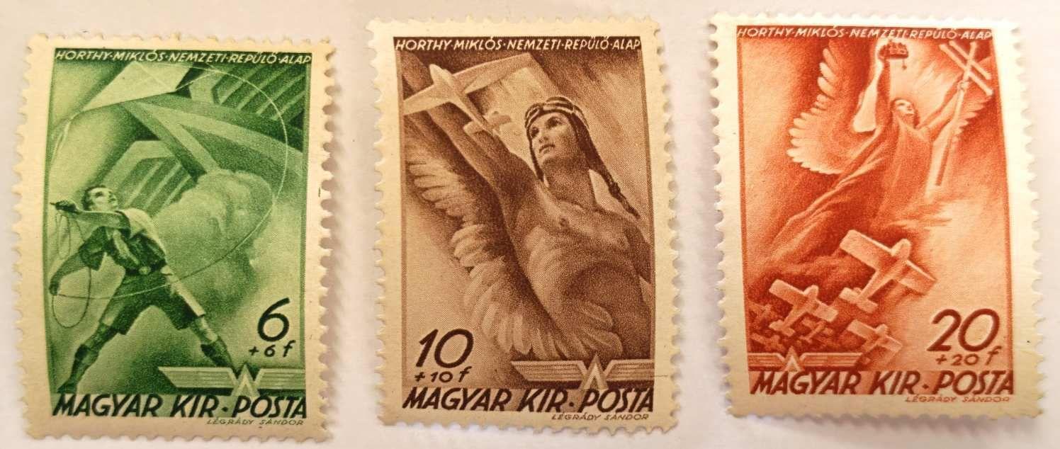 1940 Repülő Alap (I.) Teljes Bélyegsor (**)!