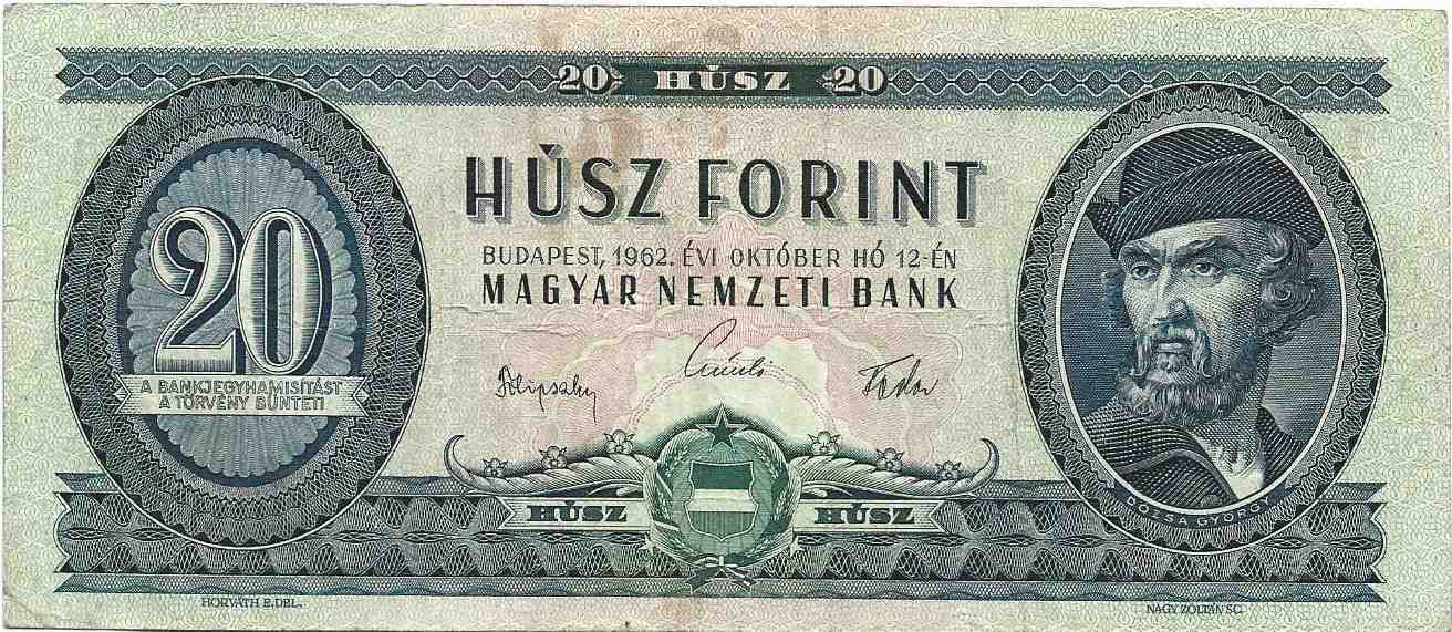 20 forint 1962. 2.