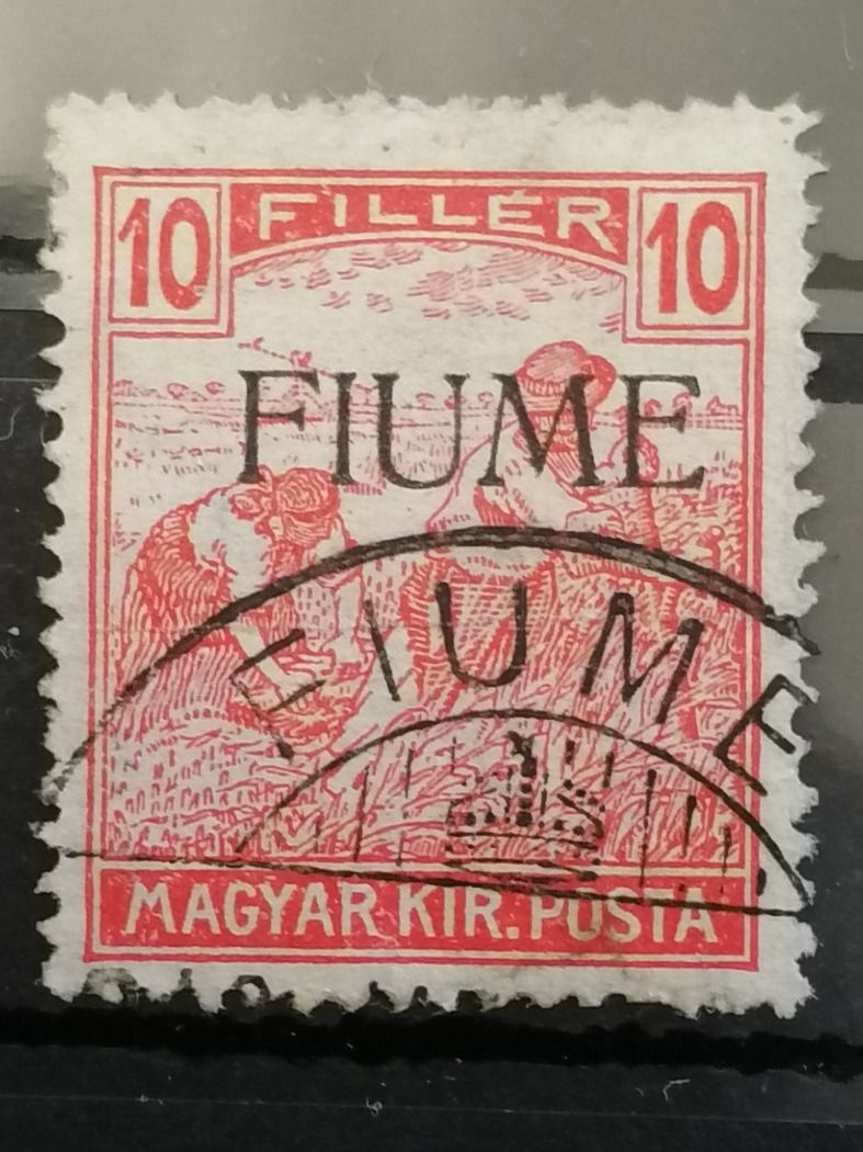1918-19 FIUME megszállás Arató 10 f Kat. 1 200 000 Ft
