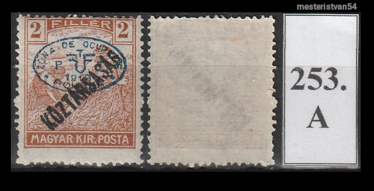 1919.Debrecen -Román megszállás (II.) November 21. A-253