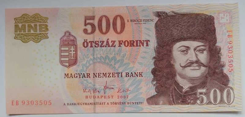500 forint 2007 EB UNC