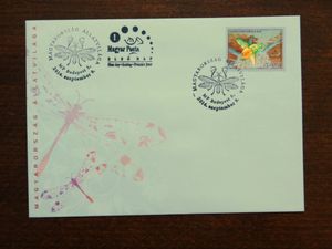 FDC szett 2014 Magyarország állatvilága VIII Ragadozó rovarok bélyegsor 4 borítékon