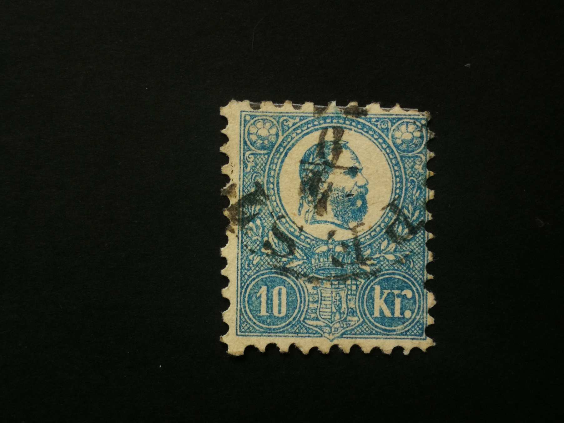 Magyarország 1871 kőnyomat 10 kr. Pest L